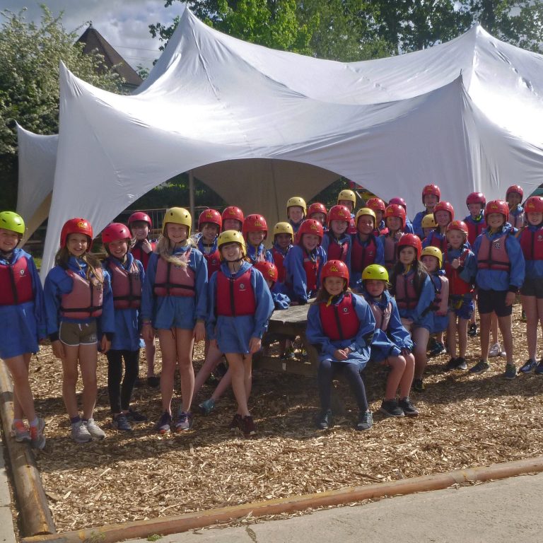 Students in sailing gear